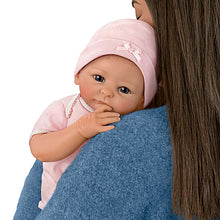 Load image into Gallery viewer, The Ashton - Drake Galleries Little Peanut Lifelike So Truly Real® Reborn Baby Girl Doll Weighted Fully Poseable with Soft RealTouch® Vinyl Skin by Renowned Master Doll Artist Tasha Edenholm 17"-Inches - RCE Global Solutions