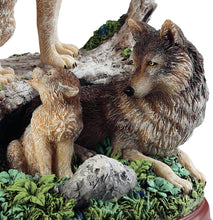 Load image into Gallery viewer, The Bradford Exchange Spring Serenade Wolf Pack Handcrafted Wolf Family Sculpture - RCE Global Solutions
