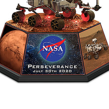 Load image into Gallery viewer, The Bradford Exchange Perseverance 2020 Mars Rover Illuminated Sculpture Featuring Adjustable Accessories Including Extendable Robotic Arm & Fully-Rotating Replica Camera Mount - RCE Global Solutions