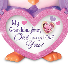 Load image into Gallery viewer, Porcelain Owl Music Box for Granddaughter with Movable Wings by The Bradford Exchange - RCE Global Solutions
