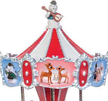 Load image into Gallery viewer, The Bradford Exchange Rudolph The Red-Nosed Reindeer Collectible Music Box with Spinning Carousel 7.75"-Inches - RCE Global Solutions