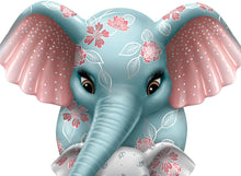 Load image into Gallery viewer, The Hamilton Collection Never Forget I Love You Hand-Painted Elephant Figurine Featuring A Unique Floral Pattern by Artist Blake Jensen - RCE Global Solutions