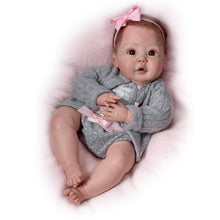 Load image into Gallery viewer, The Ashton - Drake Galleries Cuddly Coo Lifelike So Truly Real® Interactive Baby Girl Doll Coos When Cuddled Realistic Weighted Fully Poseable with Soft RealTouch® Vinyl Skin by Master Doll Artist Sherry Miller 18"-inches - RCE Global Solutions