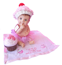 Load image into Gallery viewer, The Ashton - Drake Galleries I Want My Cupcake and Eat it Too Hats Off To You Collection Baby Doll Crafted by Master Sculptor Sherry Rawn 5 1/2- inches - RCE Global Solutions