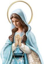Load image into Gallery viewer, The Bradford Exchange Blessed Virgin Mary Religious Mosaic Sculpture with Glass Votive and LED Candle - RCE Global Solutions