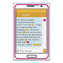 Load image into Gallery viewer, The Bradford Exchange Daughter, You Make My Heart Smile Musical Emoji Glitter Globe - RCE Global Solutions