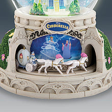 Load image into Gallery viewer, The Bradford Exchange Disney Cinderella Rotating Glitter Globe with Lights & Music 7-inches - RCE Global Solutions