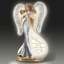 Load image into Gallery viewer, The Bradford Exchange Bereavement Heirloom Porcelain Mosaic Angel Sculpture with 22K Gold Lights Up - RCE Global Solutions