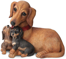 Load image into Gallery viewer, Dachshund Kisses Mother And Puppies Masterpiece Sculpture by The Bradford Exchange - RCE Global Solutions