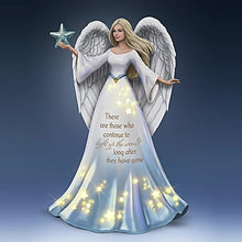 Load image into Gallery viewer, The Hamilton Collection Continue To Light Up The World Remembrance Angel Figurine by Thomas Kinkade Lights Up 7-inches - RCE Global Solutions
