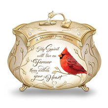 Load image into Gallery viewer, The Bradford Exchange James Hautman A Messenger from Heaven Cardinal Music Box with 22K Gold Accents - RCE Global Solutions