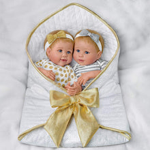 Load image into Gallery viewer, The Ashton - Drake Galleries Linda Murray Lifelike Silicone Twin Baby Dolls from Ashton Drake: Set of Two - RCE Global Solutions