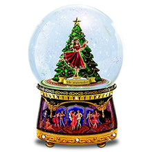 Load image into Gallery viewer, The Bradford Exchange Clara and Nutcracker Musical Glitter Globe Plays Dance of The Sugar Plum Fairy - RCE Global Solutions