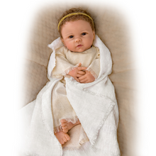 Load image into Gallery viewer, The Ashton - Drake Galleries Jesus Our Savior With Realistic Manger And Natural Fabrics So Truly Real® Lifelike & RealTouch® Vinyl Skin Hand-Rooted Hair Weighted Doll by Linda Murray 17-inches - RCE Global Solutions