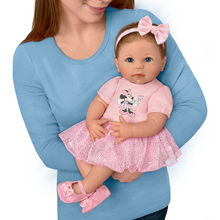 Load image into Gallery viewer, The Ashton - Drake Galleries Sparkle, Shimmer, And Shine! Baby Girl Doll Poseable Weighted Cloth Body and Hand Rooted Hair RealTouch® Vinyl Skin by Master Doll Artist, Linda Murray 18-inches - RCE Global Solutions