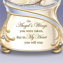 Load image into Gallery viewer, The Bradford Exchange Remembrance Porcelain Musical Glitter Globe with Angel and Swarovski Crystals - RCE Global Solutions