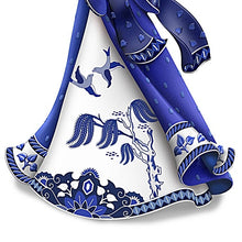 Load image into Gallery viewer, The Hamilton Collection Blessings For Two Lovers Romantic Blue Willow-Inspired Angel Figurine by Karen Hahn 7-inches - RCE Global Solutions