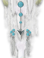 Load image into Gallery viewer, The Bradford Exchange Peace Dreamcatcher Wall Decor with Russ Docken Artwork on Hand Stretched Leather - RCE Global Solutions