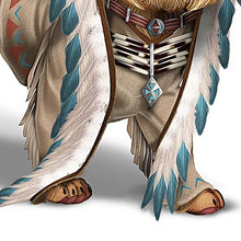 Load image into Gallery viewer, The Hamilton Collection Chief Little Paws Yorkie Indian Native Dog Figurine 4.5"-Inches - RCE Global Solutions