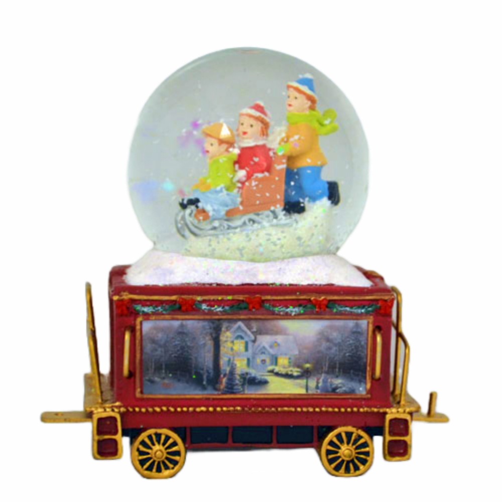 The Bradford Exchange Wonderland Express Miniature Snow Globe
