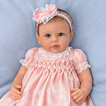 Load image into Gallery viewer, The Ashton - Drake Galleries Olivia All Dolled Up TrueTouch® Authentic Silicone Lifelike Realistic Baby Girl Doll with Soft Hand Rooted Hair Weighted Fully Poseable by Master Doll Artist Linda Murray 19"-Inches - RCE Global Solutions