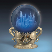 Load image into Gallery viewer, Harry Potter Laser-Etched Glass Orb Lights Up With HOGWARTS House Colors - RCE Global Solutions
