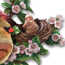 Load image into Gallery viewer, The Bradford Exchange Cozy Cardinals Springtime Wall Decor Sculpture - RCE Global Solutions