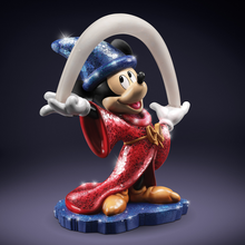 Load image into Gallery viewer, Disney Fantasia Glass Mosaic Sculpture Sorcerer’s Apprentice Mickey Mouse - RCE Global Solutions