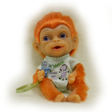 Load image into Gallery viewer, The Ashton-Drake Galleries Dance To Your Own Beat Happy Little Handfuls Monkey Doll Miniature Monkey Baby Truetouch Silicon 4 Inches - RCE Global Solutions