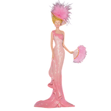 Load image into Gallery viewer, The Bradford Exchange Pink Petal Perfection Sparkling Hope From Head to Toe Lady Figurine Breast Cancer Awareness by Laine Gordon 7-inches - RCE Global Solutions