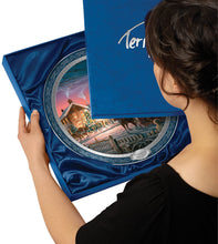 Load image into Gallery viewer, The Bradford Exchange Terry Redlin 120th Anniversary Christmas Decoration Collector Plate: Trimming The Tree 12"-Inches - RCE Global Solutions