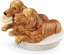 Load image into Gallery viewer, Linda Picken Golden Retriever Collectible Ceramic Cookie Jar by The Bradford Exchange - RCE Global Solutions