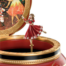 Load image into Gallery viewer, The Bradford Exchange Clara and The Nutcracker Heirloom Porcelain Music Box with Russian Style Art - RCE Global Solutions