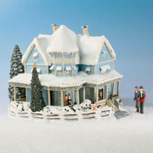 Load image into Gallery viewer, Thomas Kinkade "Painter of Light" Hawthorne Village Holiday Bed and Breakfast Sculpture Christmas Decoration 6.5-Inches - RCE Global Solutions