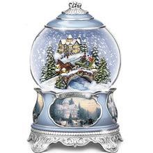 Load image into Gallery viewer, The Bradford Exchange Thomas Kinkade Jingle Bells Christmas Musical Snowglobe - RCE Global Solutions