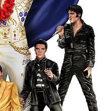 Load image into Gallery viewer, The Bradford Exchange Elvis Presley Evolution Of An American Icon Sculpture with Lighted Staircase & Swarovski Crystals 10-inches - RCE Global Solutions