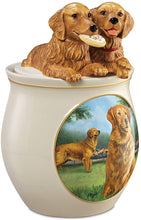 Load image into Gallery viewer, Linda Picken Golden Retriever Collectible Ceramic Cookie Jar by The Bradford Exchange - RCE Global Solutions