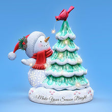 Load image into Gallery viewer, Bradford Exchange Sparkle Delights Snowman Sculpture Make Your Season Bright #1 - RCE Global Solutions
