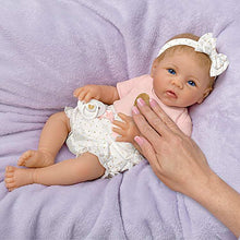 Load image into Gallery viewer, The Ashton - Drake Galleries Heart of Gold So Truly Real® Interactive Cooing Baby Girl With Heartbeat Lifelike Realistic Weighted Fully Poseable RealTouch® Vinyl Skin Doll By Linda Murray 16"-Inches - RCE Global Solutions