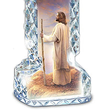 Load image into Gallery viewer, The Bradford Exchange Greg Olsen I Am Always With You Messages Of Faith Crystalline Cross 3.75" Width x 6.5" Height - RCE Global Solutions