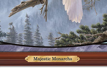 Load image into Gallery viewer, Lee Kromschroeder Majestic Monarchs Illuminated Stained Glass Panorama Wall Decor by The Bradford Exchange - RCE Global Solutions