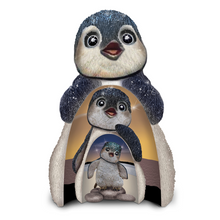 Load image into Gallery viewer, Blake Jensen Nesting Penguin Figurine Set With Crystals The Hamilton Collection - RCE Global Solutions