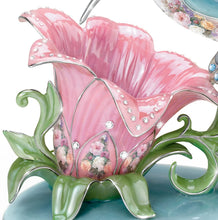 Load image into Gallery viewer, The Bradford Exchange Lena Liu Porcelain Hummingbird Accent Lamp: Radiant Gardens - RCE Global Solutions