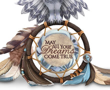 Load image into Gallery viewer, The Hamilton Collection Jody Bergsma May All Your Dreams Come True Hand-Painted Owl and Dreamcatcher Figurine - RCE Global Solutions