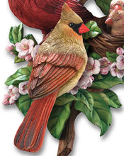 Load image into Gallery viewer, The Bradford Exchange Cozy Cardinals Springtime Wall Decor Sculpture - RCE Global Solutions