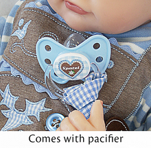 Load image into Gallery viewer, The Ashton - Drake Galleries Anton Baby Boy Doll In A Custom German Lederhosen Outfit with Pacifier Handcrafted So Truly Real® & RealTouch® Vinyl Skin Baby Doll by Linda Murray 18-inches - RCE Global Solutions