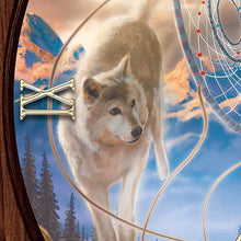 Load image into Gallery viewer, The Bradford Exchange Native American-Inspired Stained Glass Wall Clock: Illuminating Spirits - RCE Global Solutions