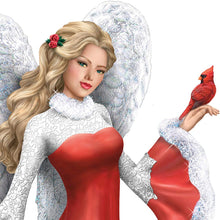 Load image into Gallery viewer, The Hamilton Collection Wintery Interlude Hand-Painted Angel Figurine 7.5-inches - RCE Global Solutions