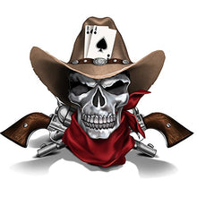 Load image into Gallery viewer, The Hamilton Collection Blake Jensen Dead Man's Hand Cowboy Skull Sculpture - RCE Global Solutions