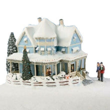 Load image into Gallery viewer, Thomas Kinkade "Painter of Light" Hawthorne Village Holiday Bed and Breakfast Sculpture Christmas Decoration 6.5-Inches - RCE Global Solutions